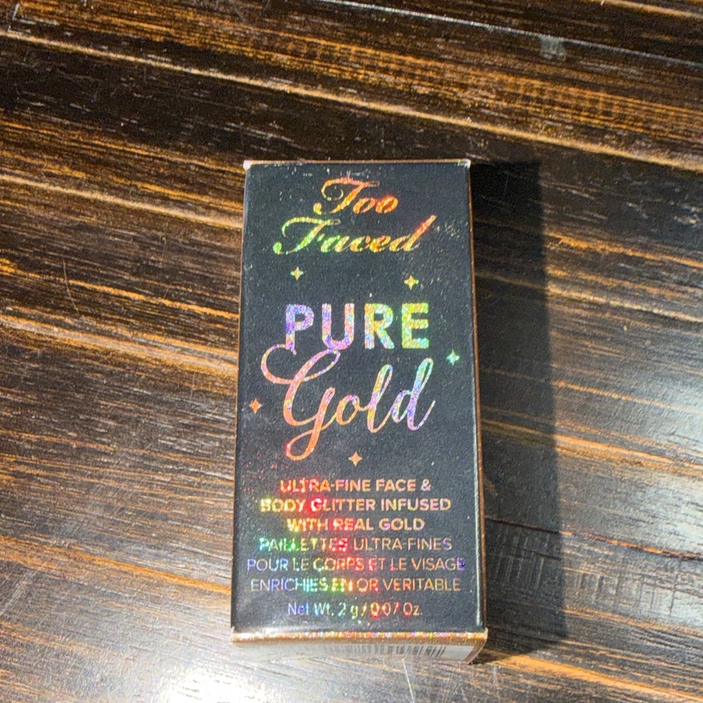Too Faced Pure Gold Glitter Palette